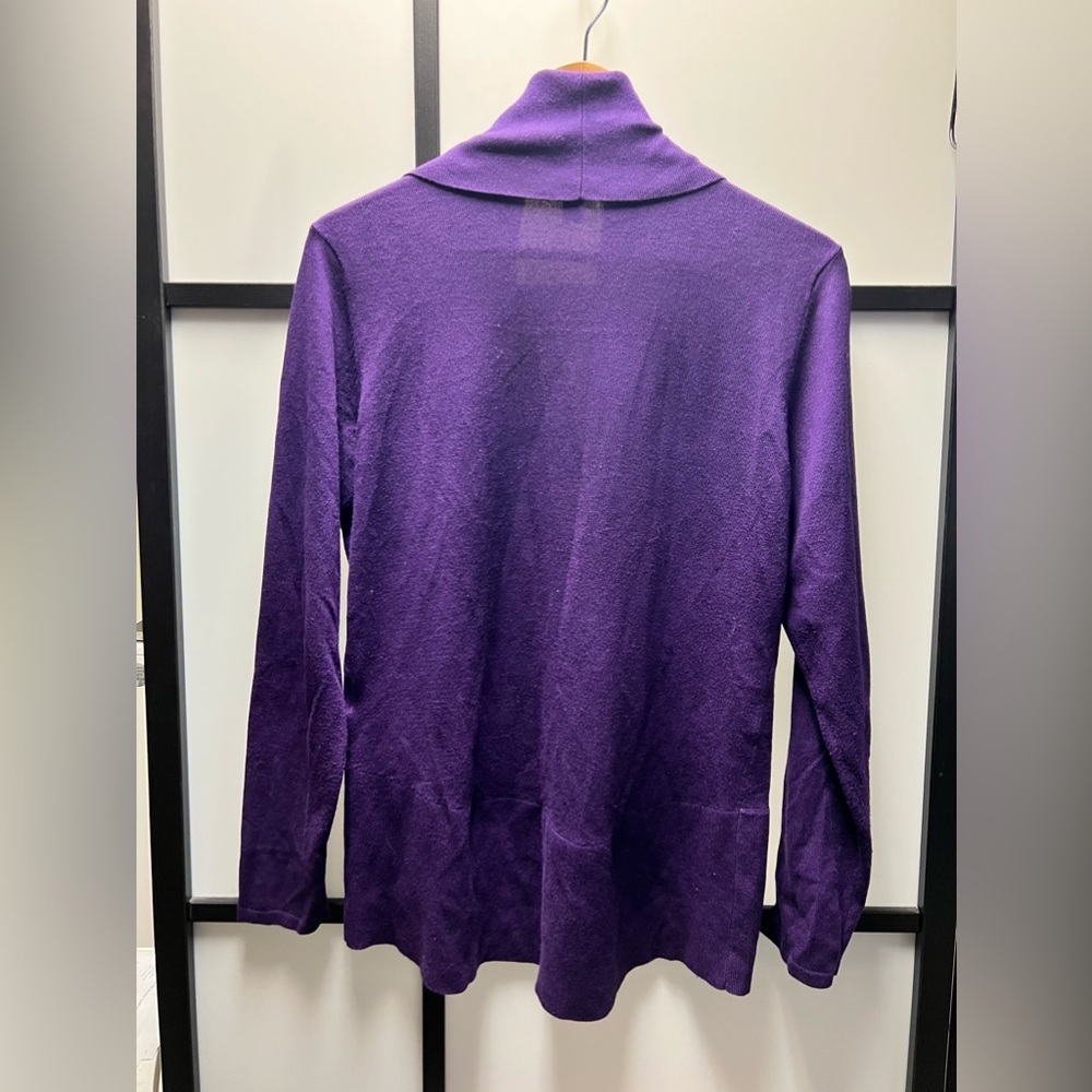 Violet sweater jacket - Picture 3 of 3